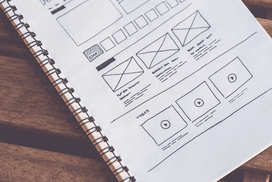 contoh wireframe website